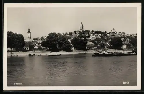 AK Semlin, Partie an der Donau