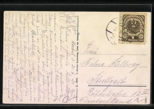 AK Bergen / Obb., Gasthof Bründlingalm