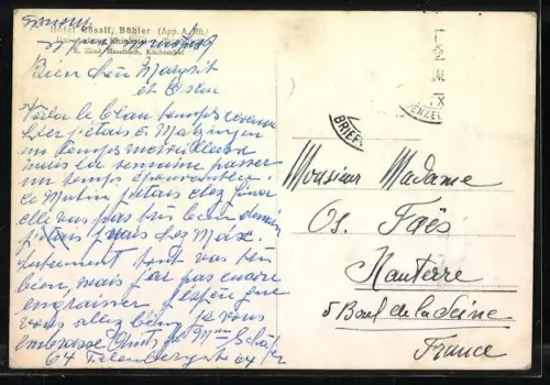 AK Bühler, Totalansicht mit Hotel Rössli