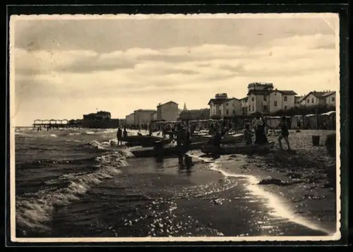 AK Grado, Panorama della spiaggia in una giornata di scirocco