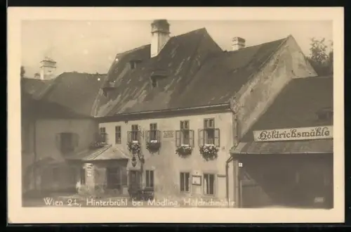 AK Hinterbrühl, Restaurant Höldrichsmühle von vorne