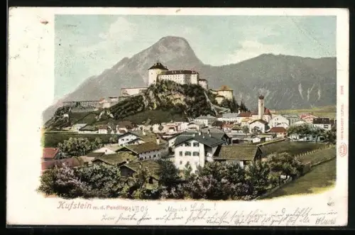 AK Kufstein, Gesamtansicht mit dem Pendling