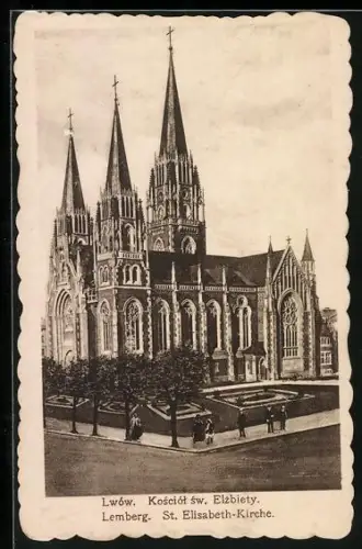 AK Lwow, Kosciol sw. Elzbiety, St. Elisabeth Kirche