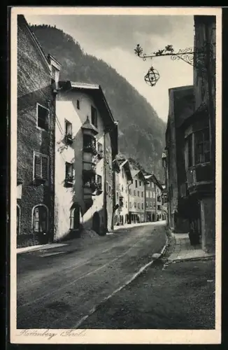 AK Rattenberg, Strassenpartie mit Wohnhäusern