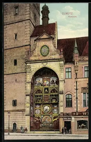 AK Olmütz, Partie an der Kunstuhr