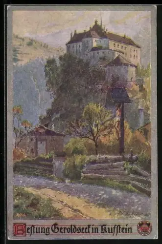 AK Deutscher Schulverein NR 335: Kufstein, Festung Geroldseck