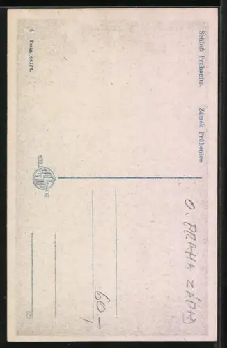 AK Pruhonitz, Teichpartie am Schloss