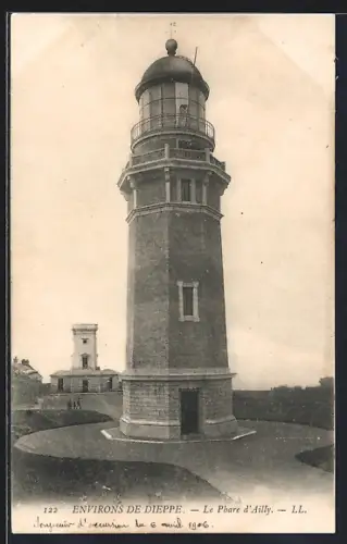 AK Dieppe, Le Phare d'Ailly, Leuchtturm