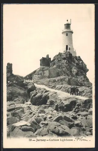 AK Jersey, Corbiere Lighthouse, Leuchtturm
