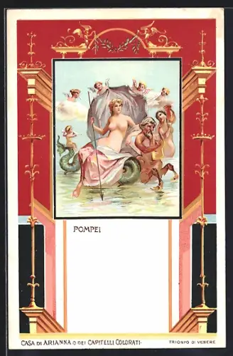 AK Pompei, Casa di Arianna o dei Capitelli Colorati