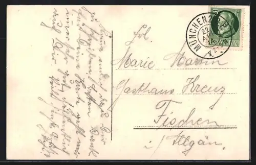 AK München, Bavaria und Ruhmeshalle