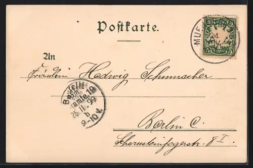 AK München, Totalansicht Bavaria, Maximilians-Denkmal, Münchner Kindl
