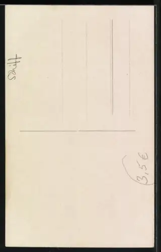 AK Kriegsschiff bei Windstärke 10