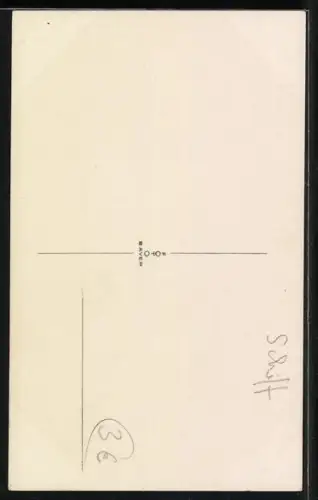 AK Kriegsschiff bei grober See