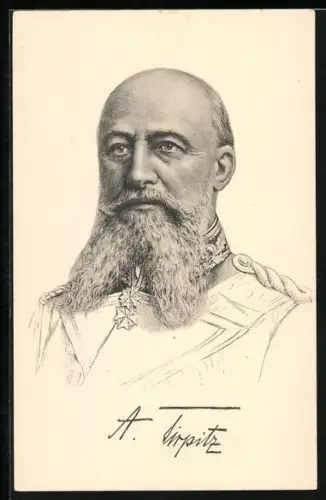 AK Porträt des Grossadmiral von Tirpitz