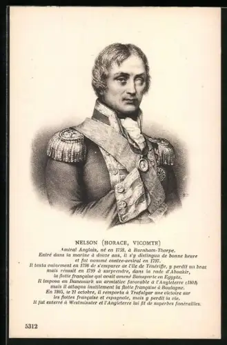 AK Admiral Horatio Nelson in Uniform