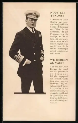 AK Admiral Sir David Beatty in Uniform