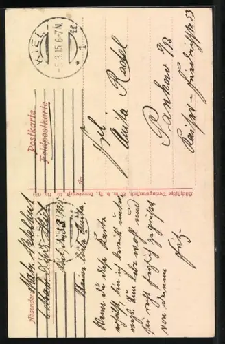 AK Kaiserliche Marine, Matrose mit Mützenband S.M.S. Oldenburg umarmt zum Abschied sein Mädchen, Leuchtturm