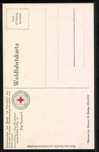 AK Matrose der Kaiserlichen Marine, 1914-15