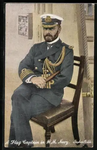 AK Flag Captain in HM Navy Steven Gribb