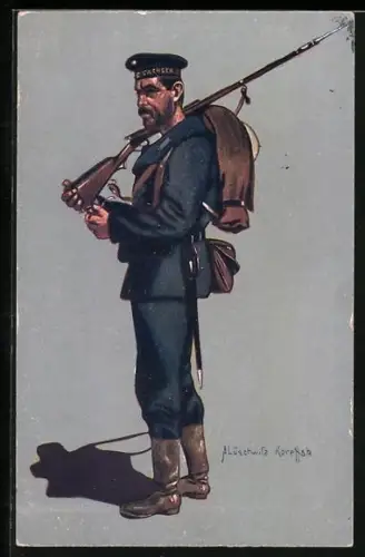 AK Matrose der Kaiserlichen Marine, 1914-15