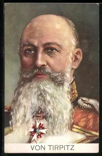 AK Grossadmiral von Tirpitz mit Pour le Merite Orden