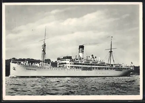 AK Passagierschiff P.D. Usambara in Küstennähe