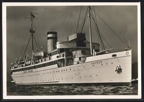AK Passagierschiff Kaiser des Seediensts Ostpreussens