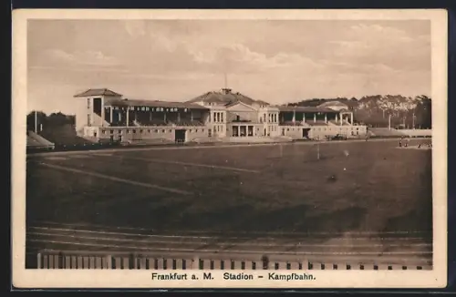 AK Frankfurt-Niederrad, Stadion, Kampfbahn