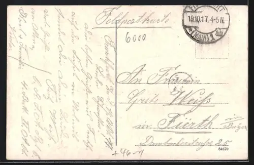 AK Frankfurt-Sachsenhausen, Fortbildungsschule, Partie am Main