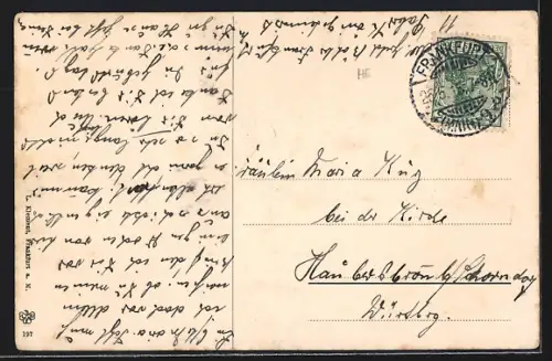 AK Frankfurt-Westend, Viktoria-Schule, Jordanstrasse