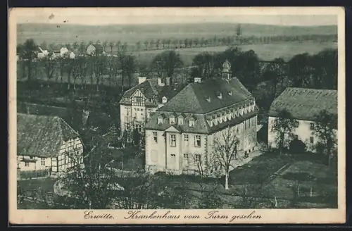 AK Erwitte, Krankenhaus vom Turm gesehen