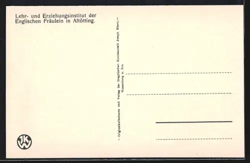 AK Altötting, Lehr- und Erziehungsinstitut der Englischen Fräulein