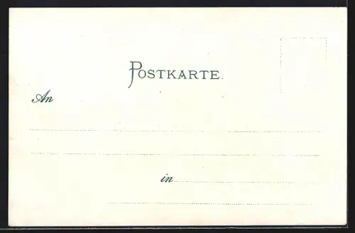 Lithographie Wörishofen, Kneippianum, Kinderasyl