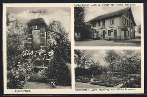 AK Huddestorf, Gasthaus Zum Jägerkrug von Wilhelm Brakmann