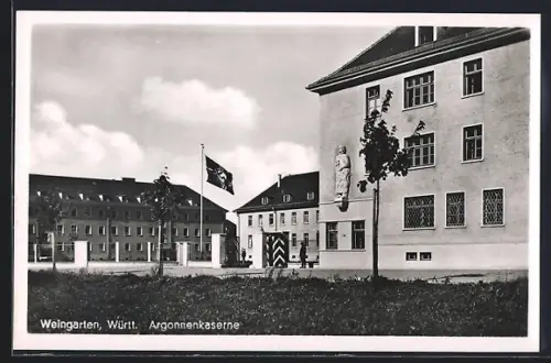 AK Weingarten /Württ., Argonnenkaserne, 