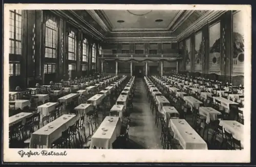 AK Berlin-Kreuzberg, Gaststätte Orpheum, Bes. Hermann Oehlke, Hasenheide 32-38 Ecke Gräfestrasse