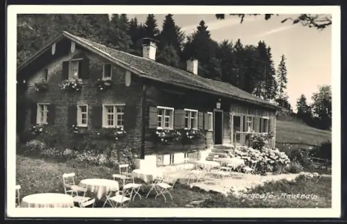 AK Gunzesried /Allgäu, Berg-Café Reutealp