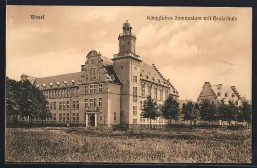 AK Wesel / Rhein, Königliches Gymnasium mit Realschule