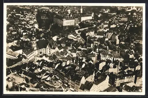 AK Altenburg i. Thür., Fliegeraufnahme der Stadt