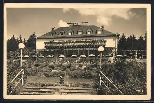 AK Saalburg /Thür., Hotel und Kurhaus Fürstenhöhe, Bes. H. Mutschmann