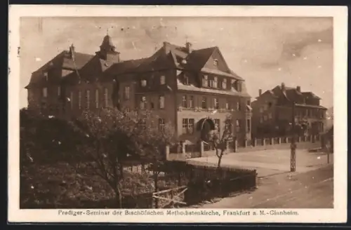 AK Frankfurt-Ginnheim, Prediger-Seminar der Bischöflichen Methodistenkirche