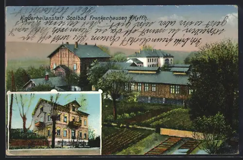 AK Frankenhausen a. Kyffh., Kinderheilanstalt, Soolbad