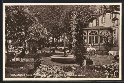 AK Winkelshütten bei Bergholzhausen, Gasthaus Kruse, Bes. W. Uffmann