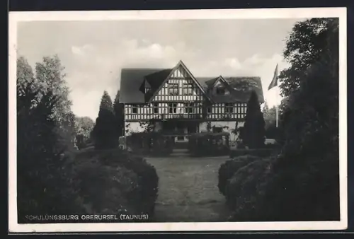 AK Oberursel /Taunus, Blick auf die Schulungsburg