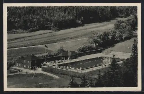 AK Leutenberg i. Thür., Schwimmbad im Ilmtal