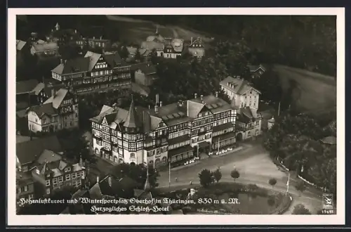 AK Oberhof in Thüringen, Herzogliches Schloss-Hotel