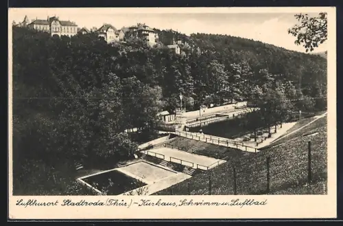 AK Stadtroda /Thür., Kurhaus, Schwimm- und Luftbad