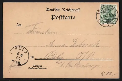 Lithographie Berlin-Wedding, Himmelfahrtskirche und Humboldt-Denkmal im Humboldthain