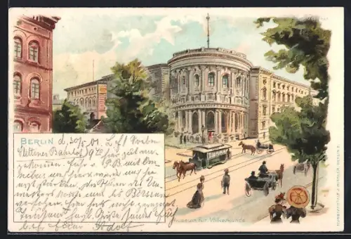 Lithographie Berlin-Kreuzberg, Museum für Völkerkunde